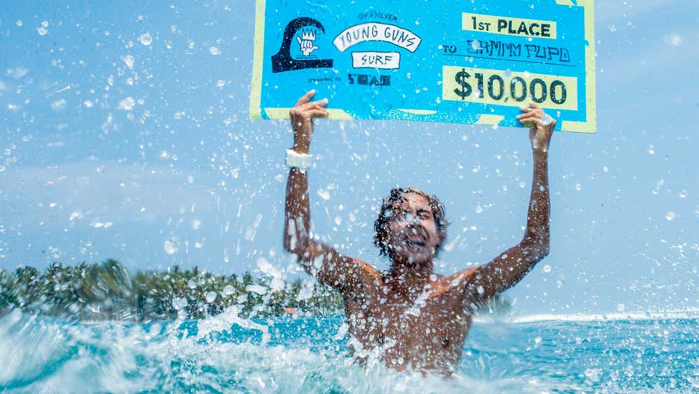 Sammy Pupo Wins 2017 Quiksilver Young Guns Surf  